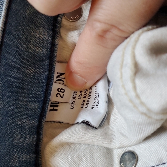 Hudson Jeans zippered ankles sz 26 light wash distressed - Picture 5 of 5